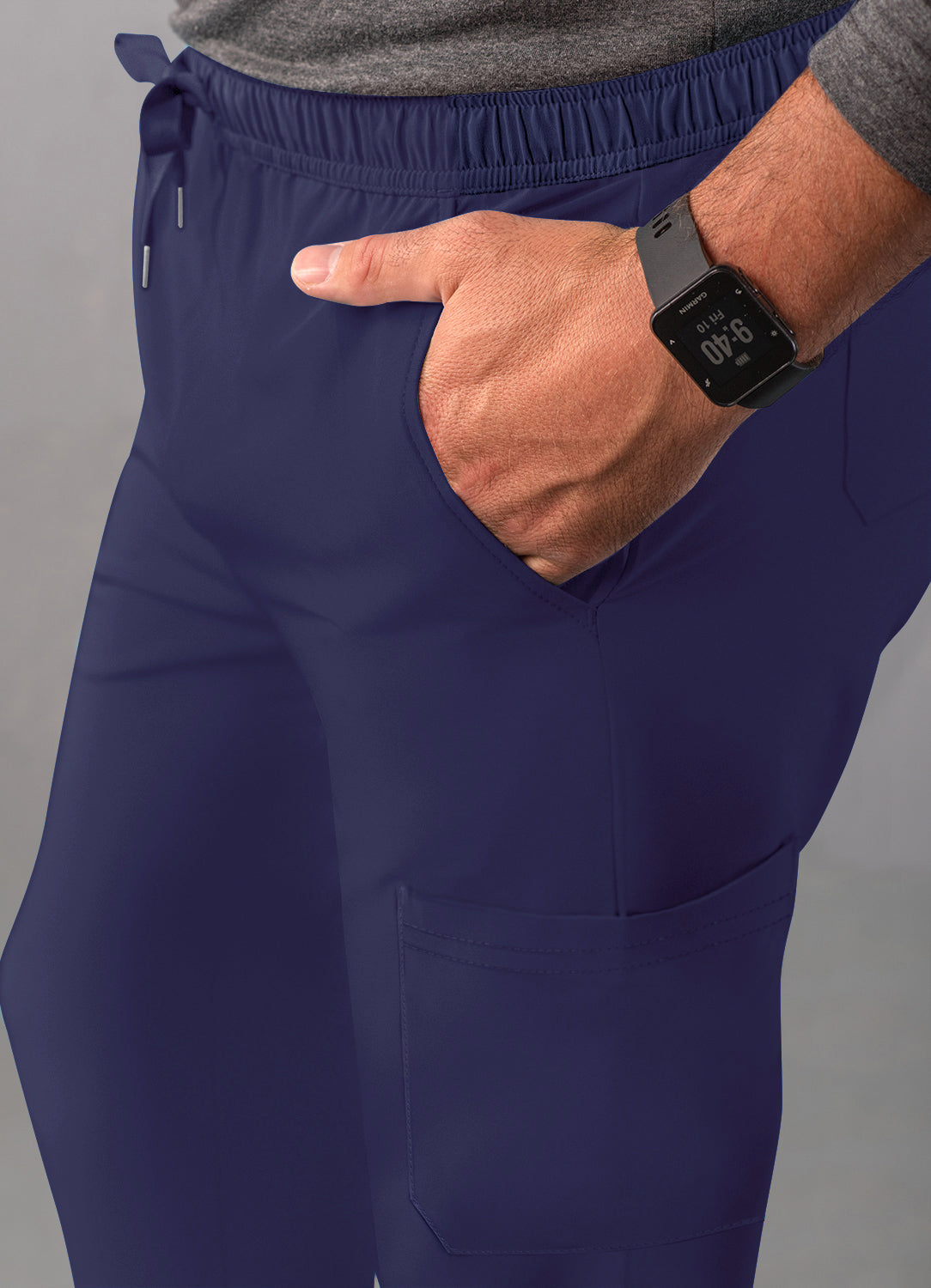Scrub Set-MEN'S GO-EVERYDAY CARGO SCRUB SET- Navy Blue