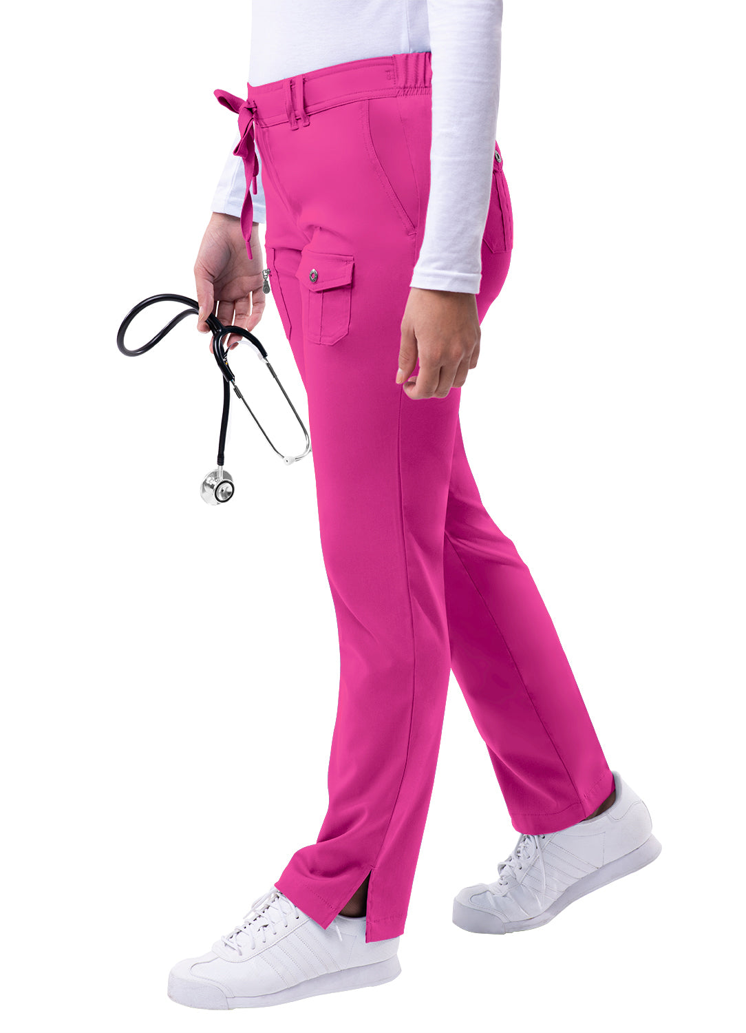 Pants Fruit Punch-Women's Tapered leg Fit 6 Pocket Pant by Adar