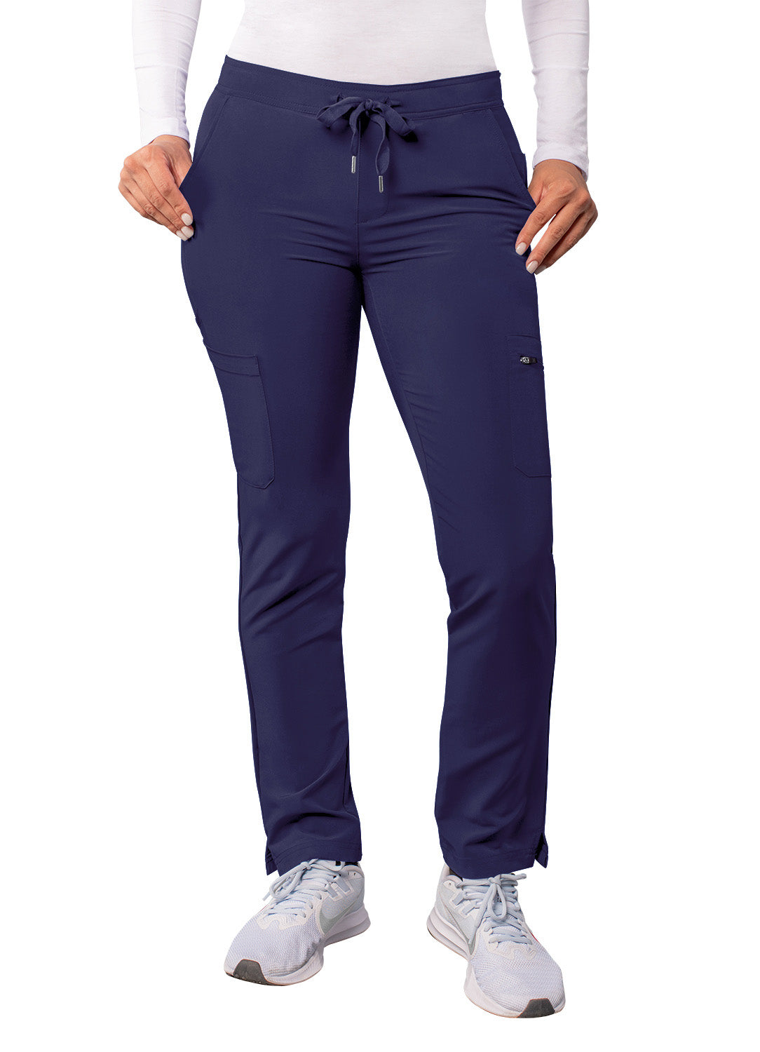 Addition Women's Skinny Leg Cargo Pants-Navy