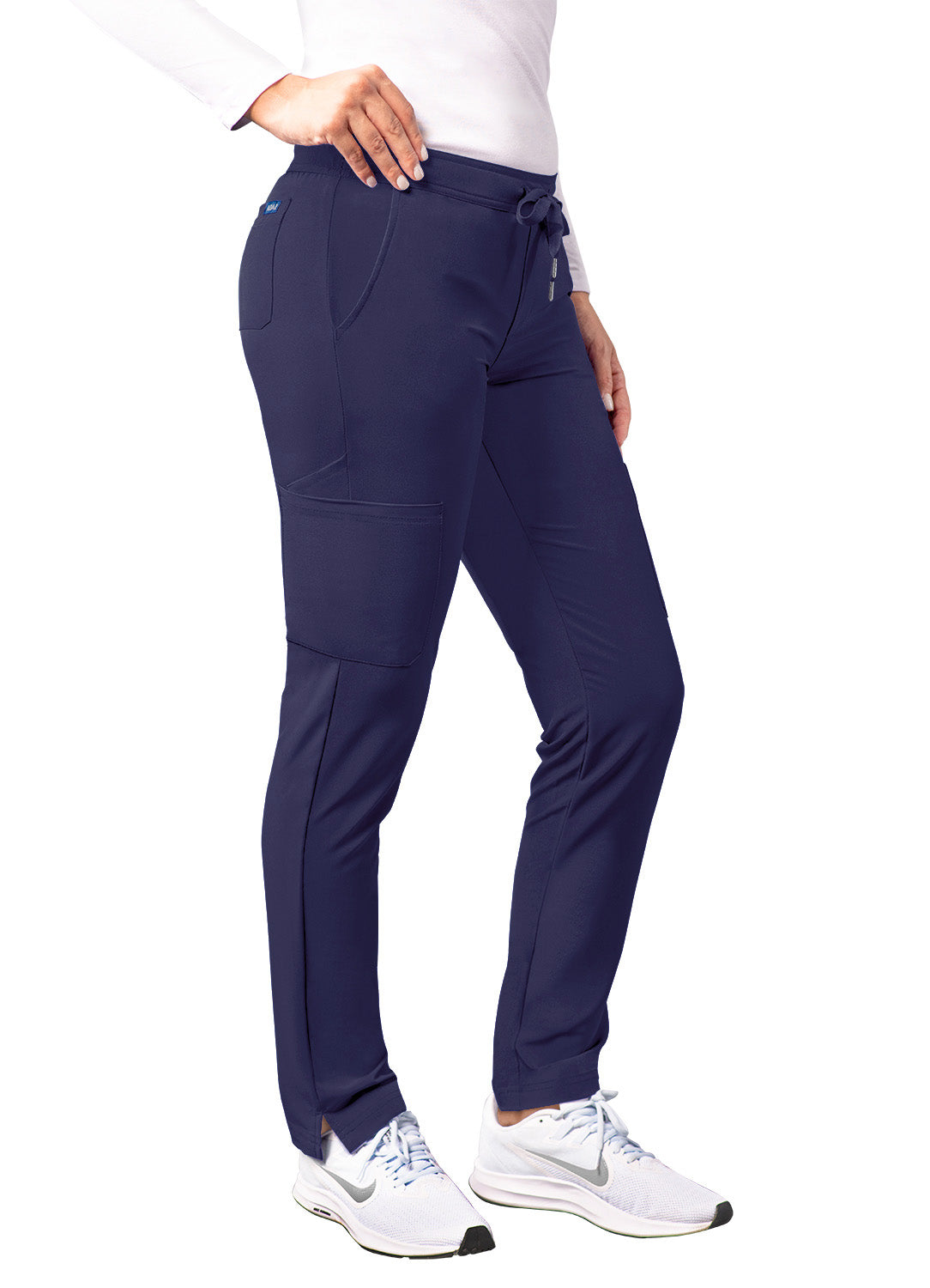 Addition Women's Skinny Leg Cargo Pants-Navy
