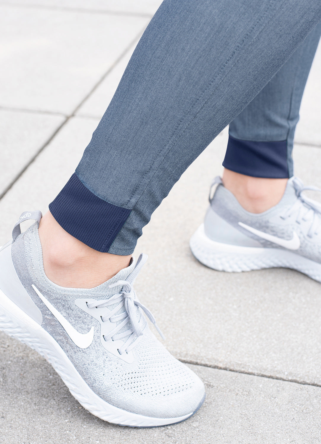 Adar Collection Heather Navy-Women's Ultimate Yoga Jogger Pant
