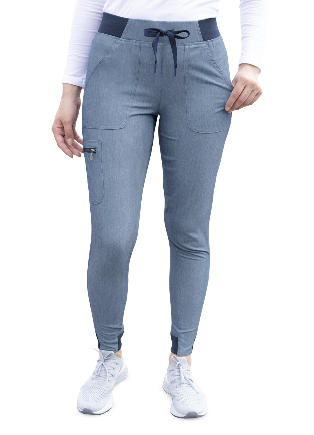 Adar Collection Heather Navy-Women's Ultimate Yoga Jogger Pant