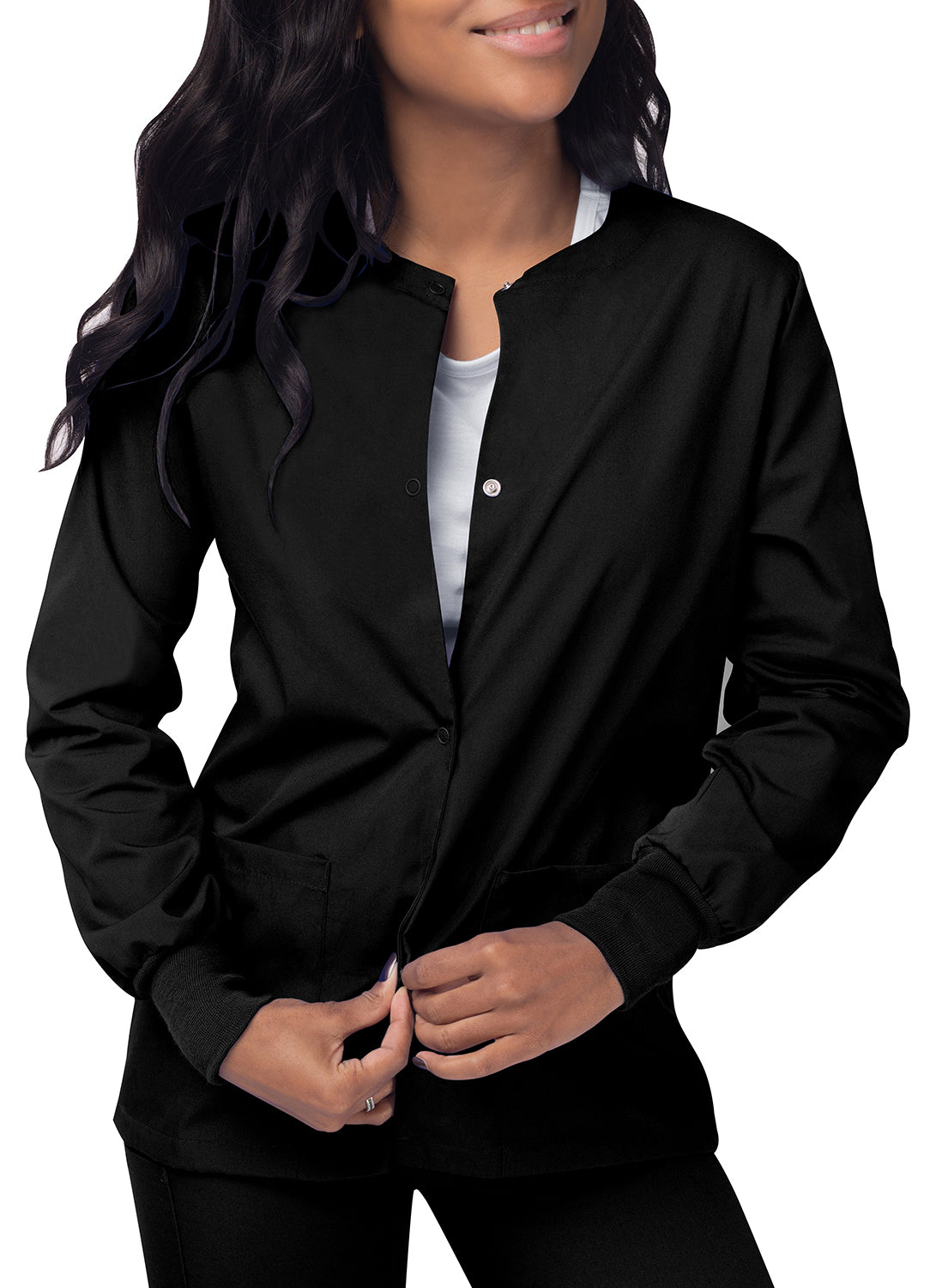 Jacket-Women's Warm Up Jacket by Sivvan-Black