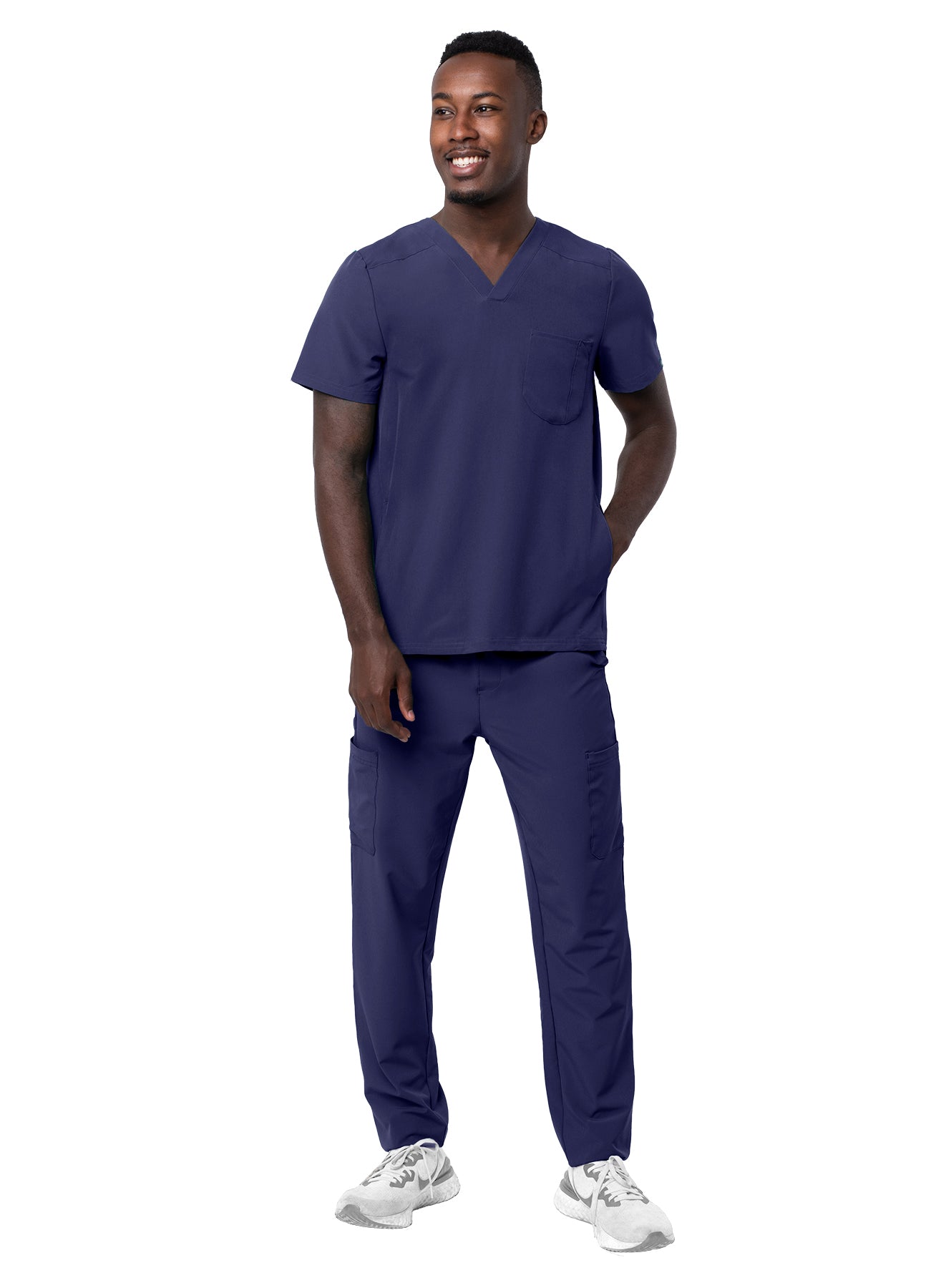 Scrub Set-MEN'S GO-EVERYDAY CARGO SCRUB SET- Navy Blue